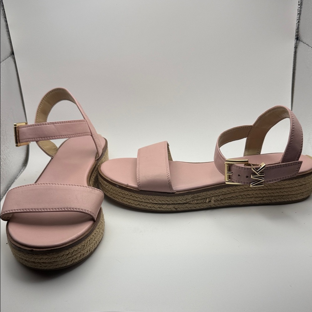 Michael Kors Light Pink Platform Sandals - Picture 1 of 1